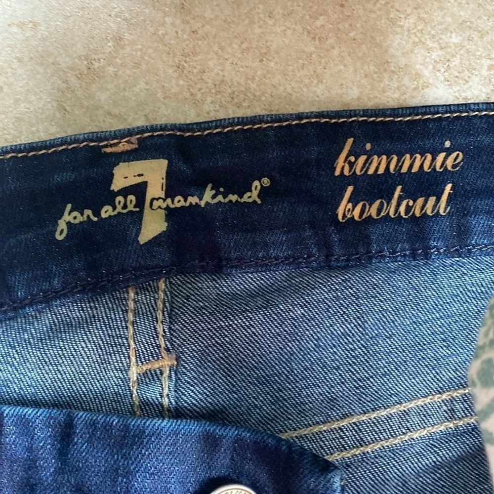7 for all Mankind Jimmie bootcut 27 long 34 inseam low rise